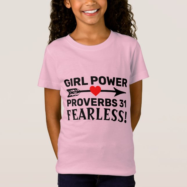 Camiseta GAROTA CHRISTIAN POWER GIRLS T-Shirts (Frente)