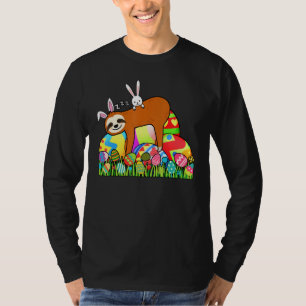 Camiseta Garota Coelhinha de Coelho da Páscoa Bonitinha do
