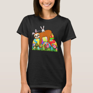 Camiseta Garota Coelhinha de Coelho da Páscoa Bonitinha do
