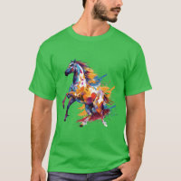 Garota Colorida Cheval Canadien Horse