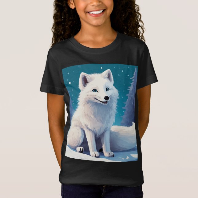 Camiseta garota com foto de cachorro (Frente)