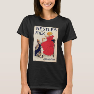 Camiseta Garota com Gatos, Poster vintage, Alexandre Steinl