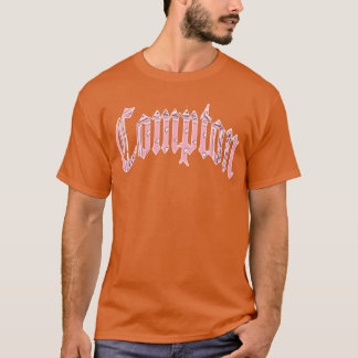 Camiseta garota Compton Pink