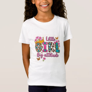 Camiseta Garota Country Western Gráfica Atitude