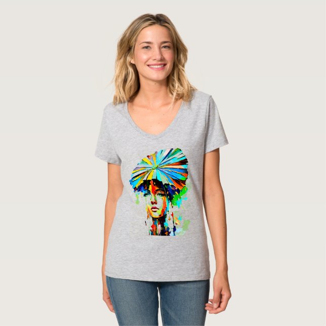 Camiseta Garota Criativa (Frente Completa)
