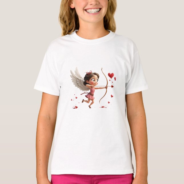 Camiseta garota cupido (Frente)