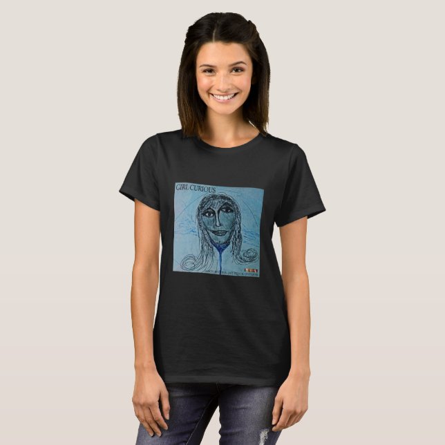 CAMISETA GAROTA CURIOSA (Frente Completa)