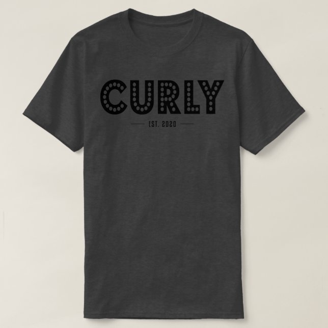 Camiseta Garota Curly Est 2020 (Frente do Design)