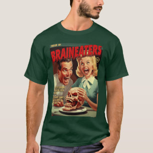 Camiseta Garota da capa de história em quadrinhos de terror