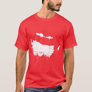 Camiseta garota da capa do álbum teen opium de ken carson