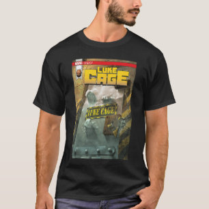 Camiseta Garota da capa do gibi Marvel Luke Cage Breakout L