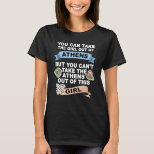 Camiseta Garota da Cidade de Atenas