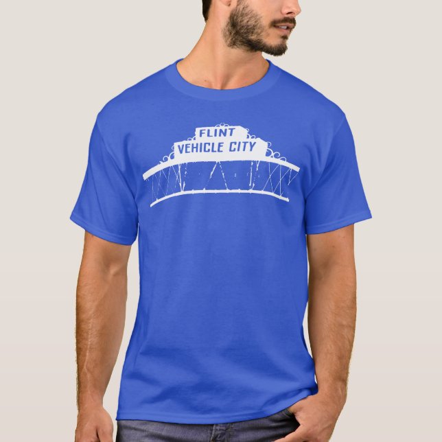 Camiseta Garota da cidade de veículos de Flint (Frente)