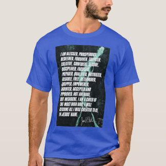Camiseta garota da citação de Joel Olsteen