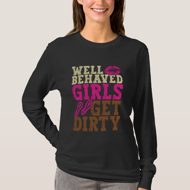 Camiseta Garota da corrida na lama (Frente)