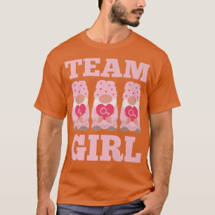 Camiseta Garota da Equipe de roupas de Chá de fraldas da fa