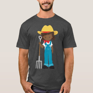 Camiseta Garota da Fazenda, Garota Afro-Americana, Garota A
