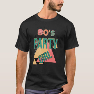 Camiseta Garota da Festa dos Anos 80 1980