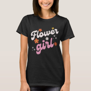 Camiseta Garota Da Flor De Groovu A Menina De Ponta Gi