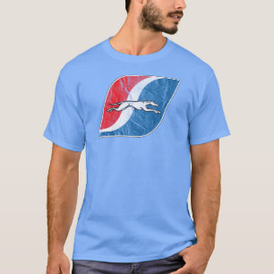 Camiseta Garota da Linha de Ônibus Vintage Greyhound