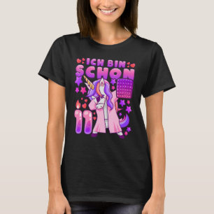 Camiseta Garota de 11 anos, Unicórnio, Pop, Germa