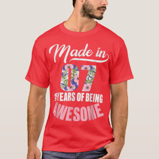 Camiseta Garota De 15 Anos Presente Para Nascer De Aniversá