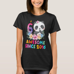 Camiseta Garota de 6 anos Unicórdia de aniversário Unicórni