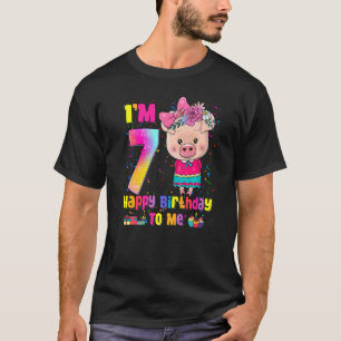 Camiseta Garota de 7 anos incrível princesa linda pinheiro
