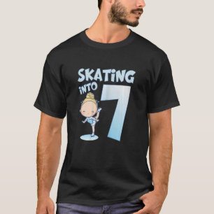Camiseta Garota De 7 Anos Pandindo Em Crianças De Aniversár