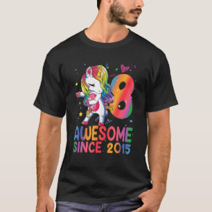 Camiseta Garota de 8 anos presente adolescentes bebendo Uni