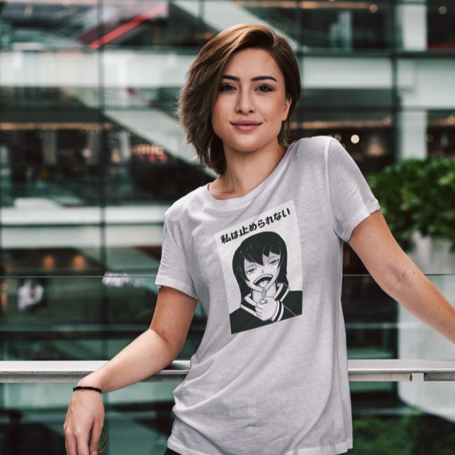 Camiseta Garota de Animação Fantástica (Criador carregado)