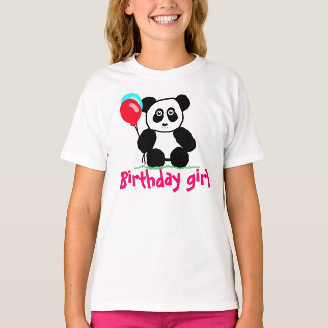 Camiseta Garota de aniversário (Frente)