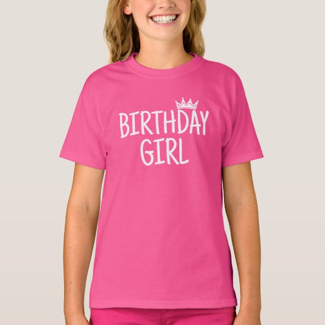 Camiseta Garota de Aniversário (Frente)