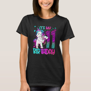 Camiseta Garota de Aniversário do 11 de Flautista da Unicór