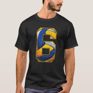 Camiseta Garota de Aniversário do Sexto 6 Seis Anos