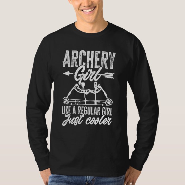 Camiseta Garota de Arco e Flecha Como Uma Garota Normal Só (Frente)