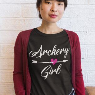 Camiseta Garota De Arqueiro Presente Para Mulher Arqueira C