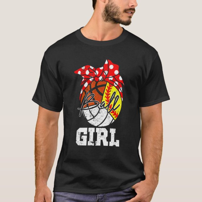 Camiseta Garota de Baile de Voleibol (Frente)