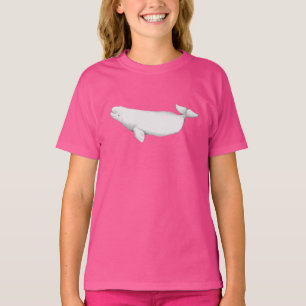Camiseta Garota de Baleia Beluga Bonita