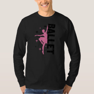 Camiseta Garota de Ballet Dançarina Bailarina Dança Gráfi