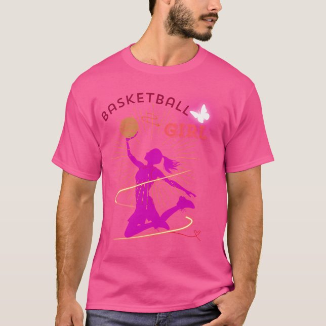 Camiseta Garota de basquete (Frente)