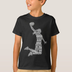 Camiseta Garota de Basquete Meninas