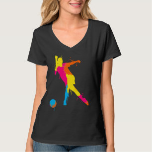 Camiseta Garota de Boliche Bola Pino Jogador de Boliche Str