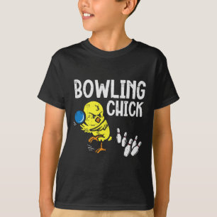 Camiseta Garota de Boliche Garota Engraçada Mulheres Crianç