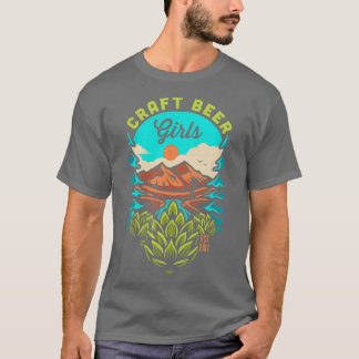Camiseta Garota de Cerveja de Artesanato