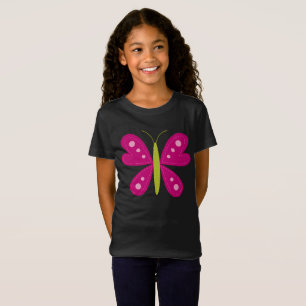 Camiseta Garota de coleção de expressões para crianças