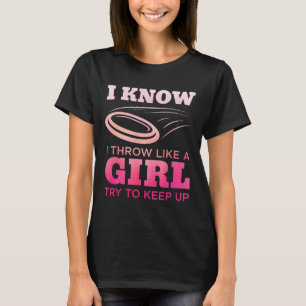 Camiseta Garota de Disco Golfe Divertida Amante de Disco Go