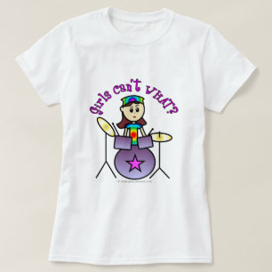 Camiseta Garota de Drummer Clara