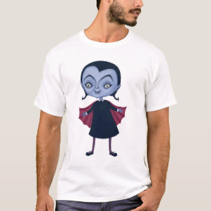 Camiseta garota de escola vampira fofa