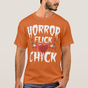 Camiseta Garota de Filme de Terror Para Amante de Filmes As